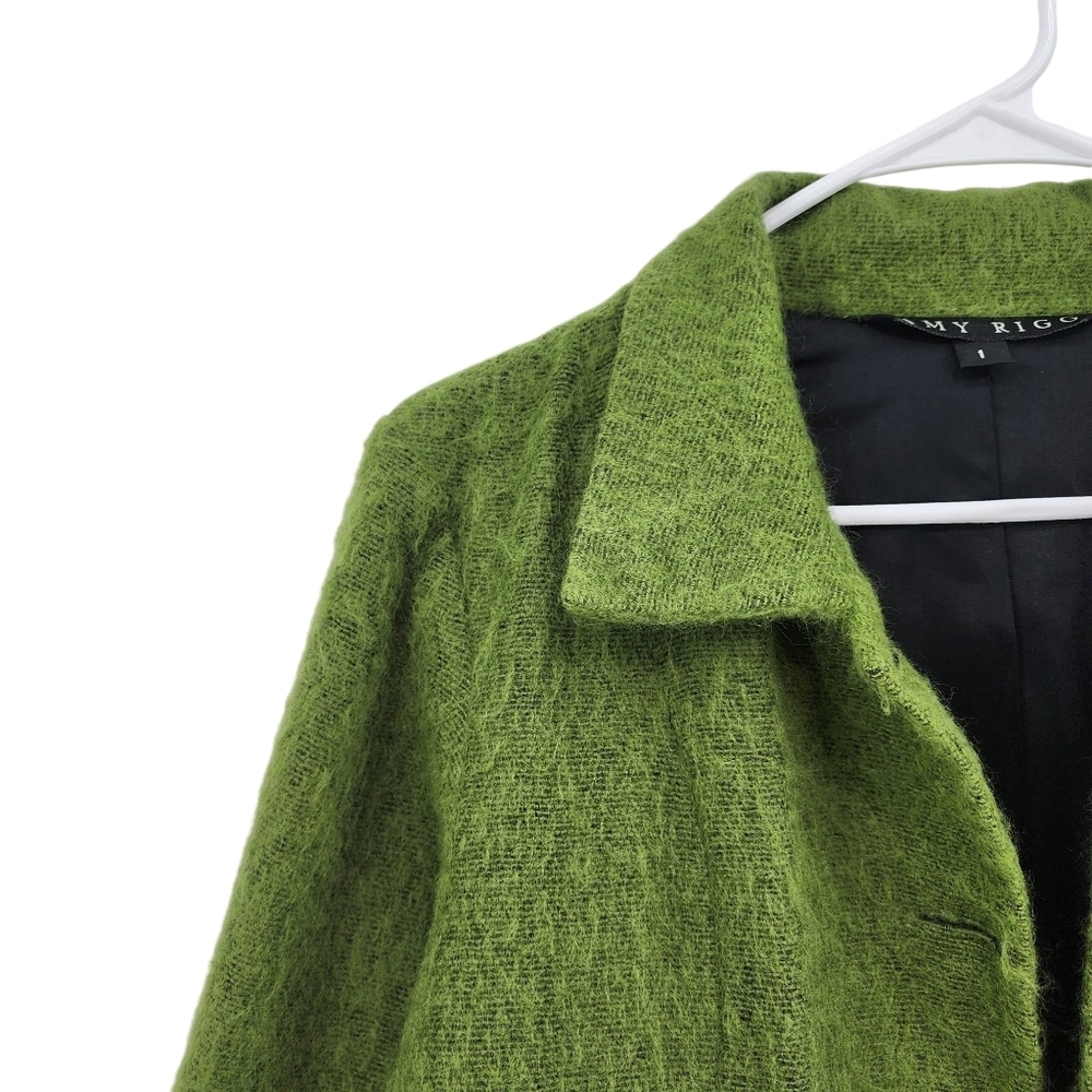 Amy Rigg Women's Vintage Button Front Collared Cover Coat - Picture 2 of 9